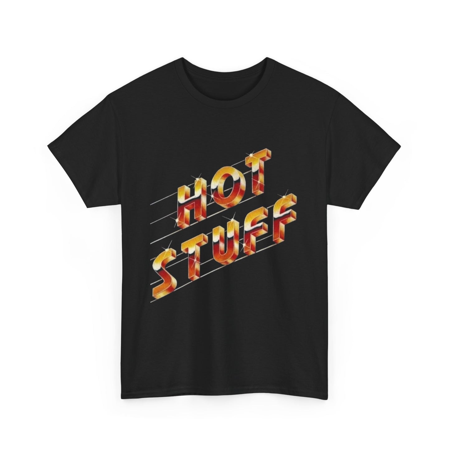 Hot Stuff Funny Graphic T Shirt Unisex Heavy Cotton Tee