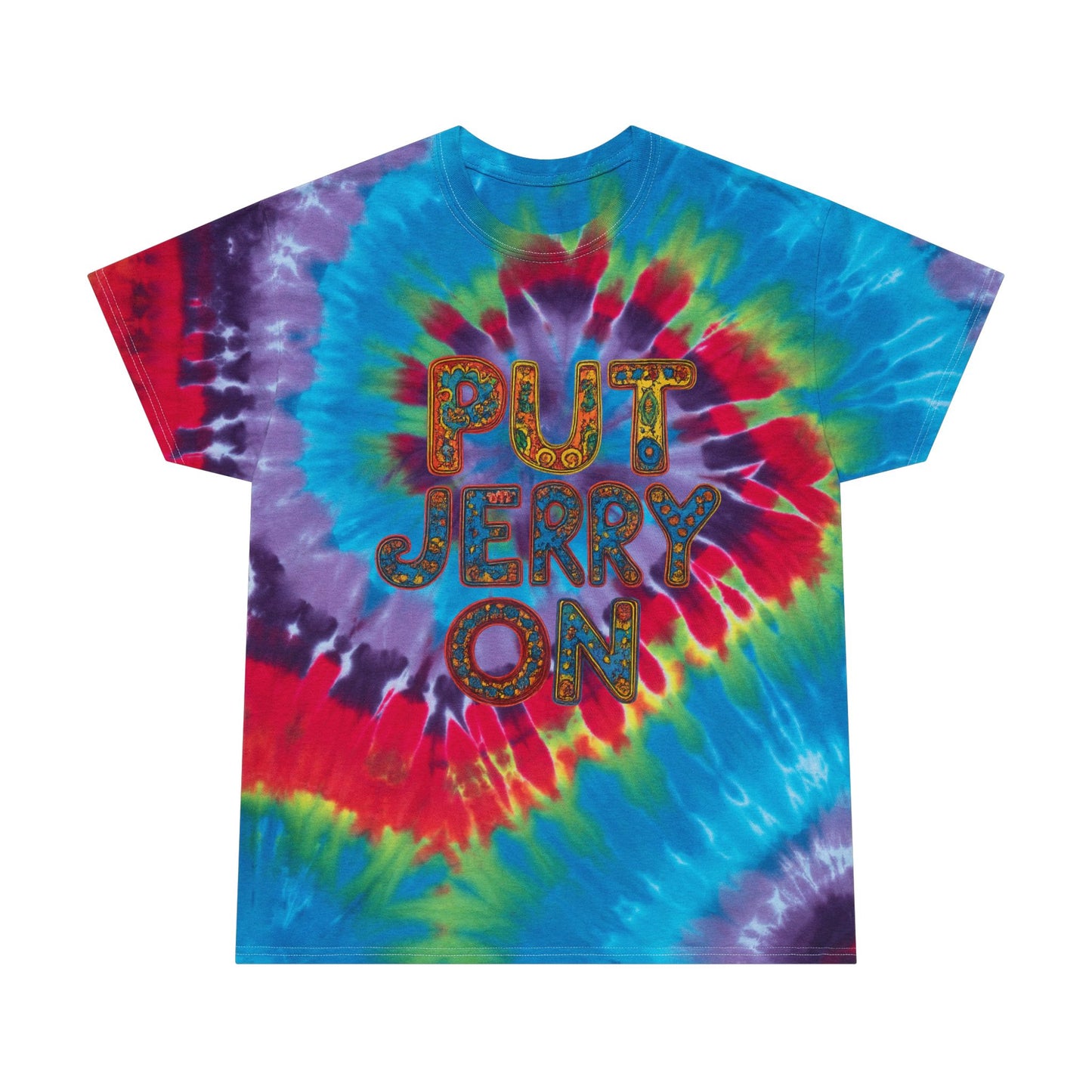 Jerry Garcia Vintage Graphic T Shirt S-2XL Unisex Cotton Tee Tie-Dye Tee, Spiral