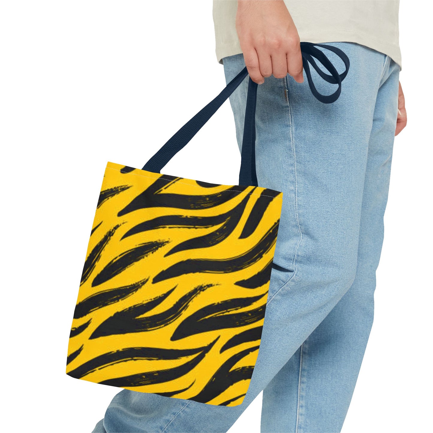 Gold Zebra Print Multi Color BRAND NEW MODERN Tote Bag (AOP)