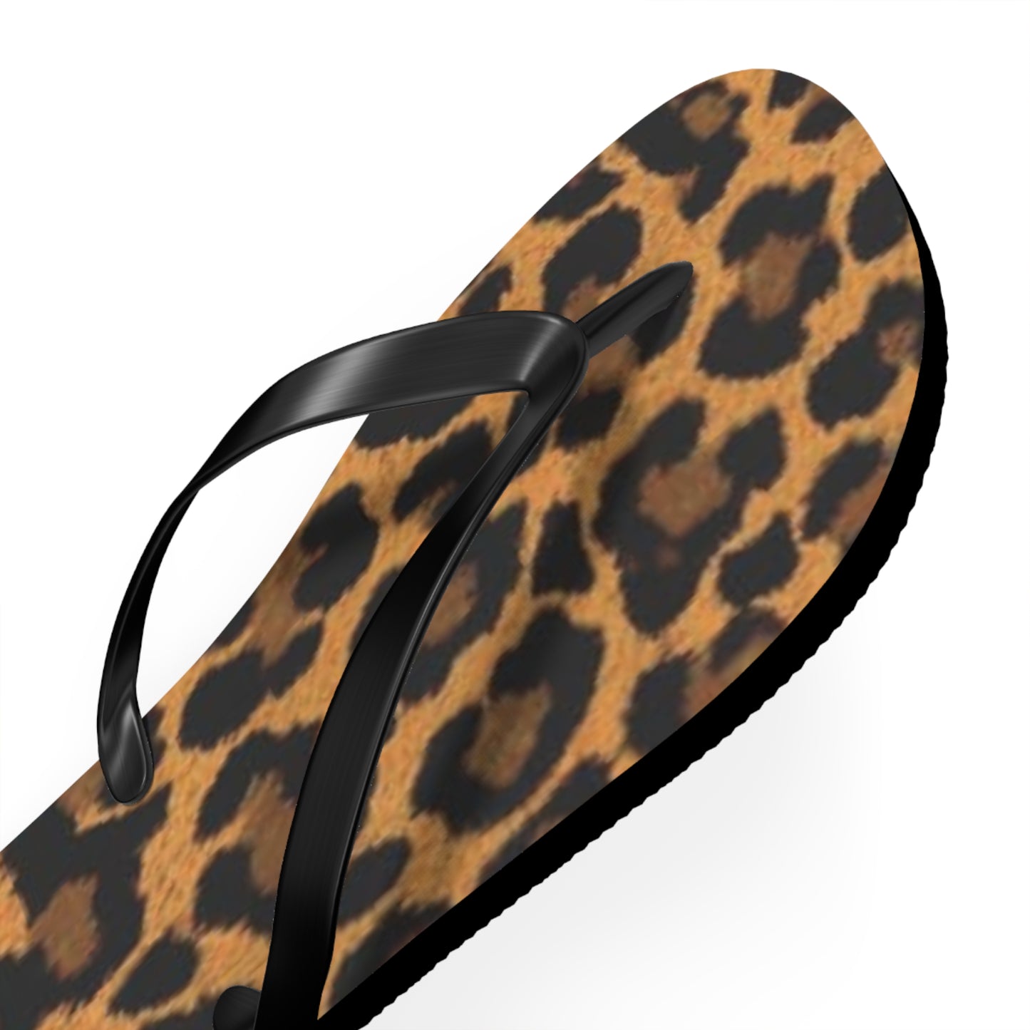 Cheetah Print Beach Sandals, Slides for Summer, Flip Flops, Water Resistant