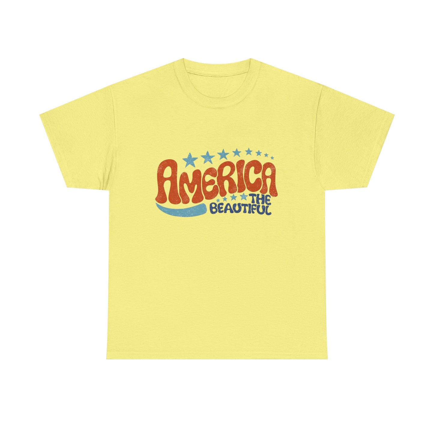 America The Beautiful Graphic T Shirt Adult New Tee