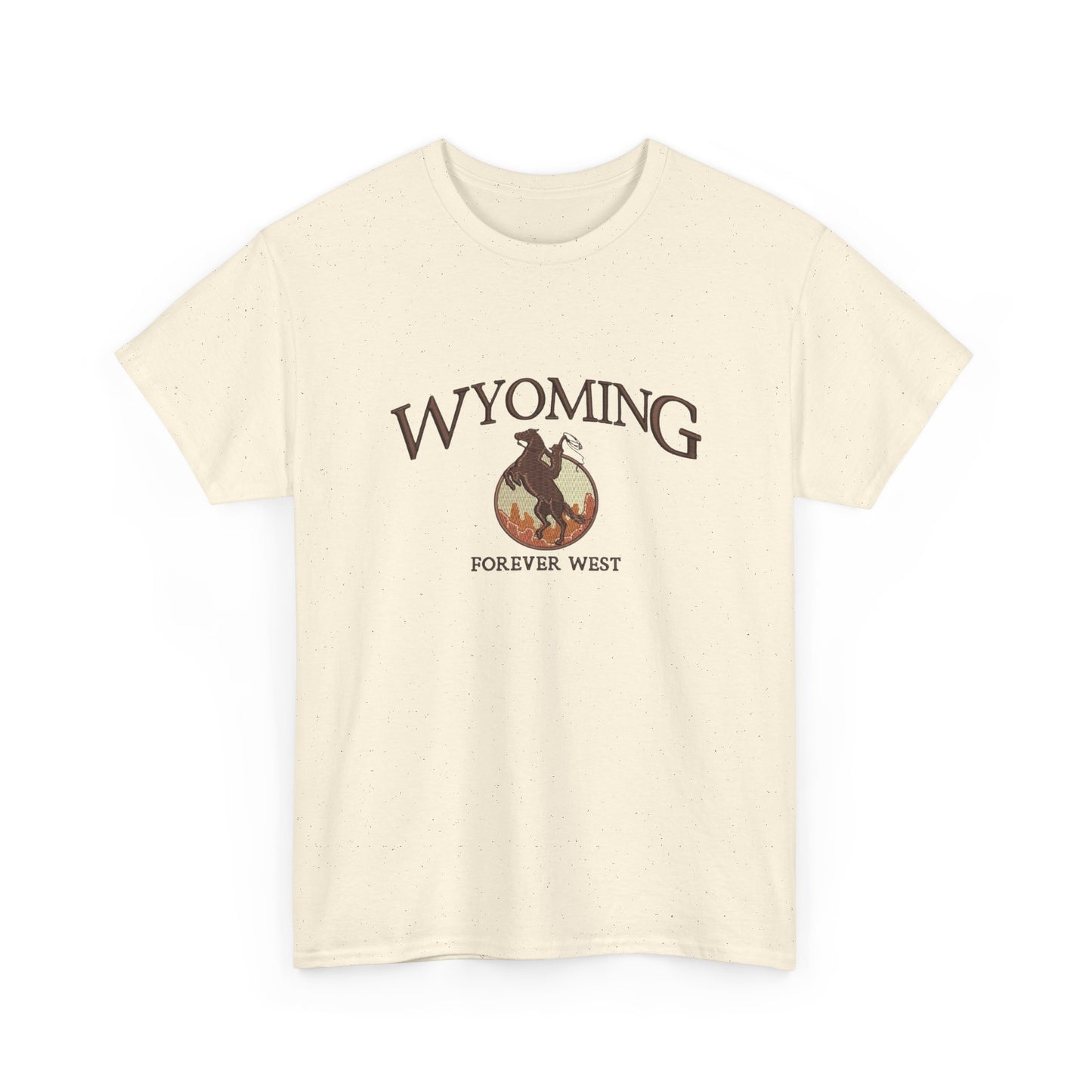 Wyoming Forever West Graphic T Shirt NEW Unisex Heavy Cotton Tee