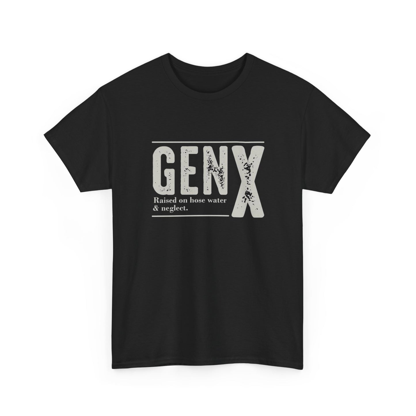 Gen X Funny T Shirt Unisex Heavy Cotton Tee