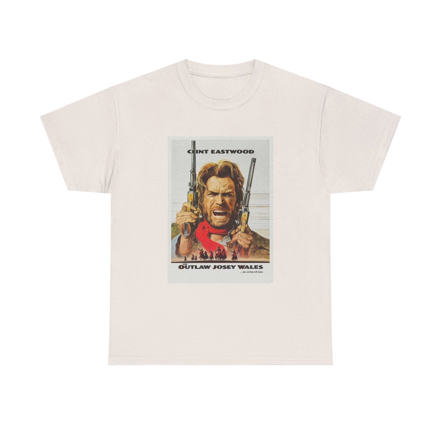 Clint Eastwood Tshirt Vintage The Outlaw Movie retro Unisex Heavy Cotton Tee