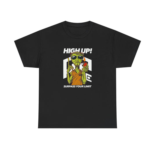 High Up Surpass Your Limits Graphic T-Shirt Unisex Heavy Cotton Tee NEW