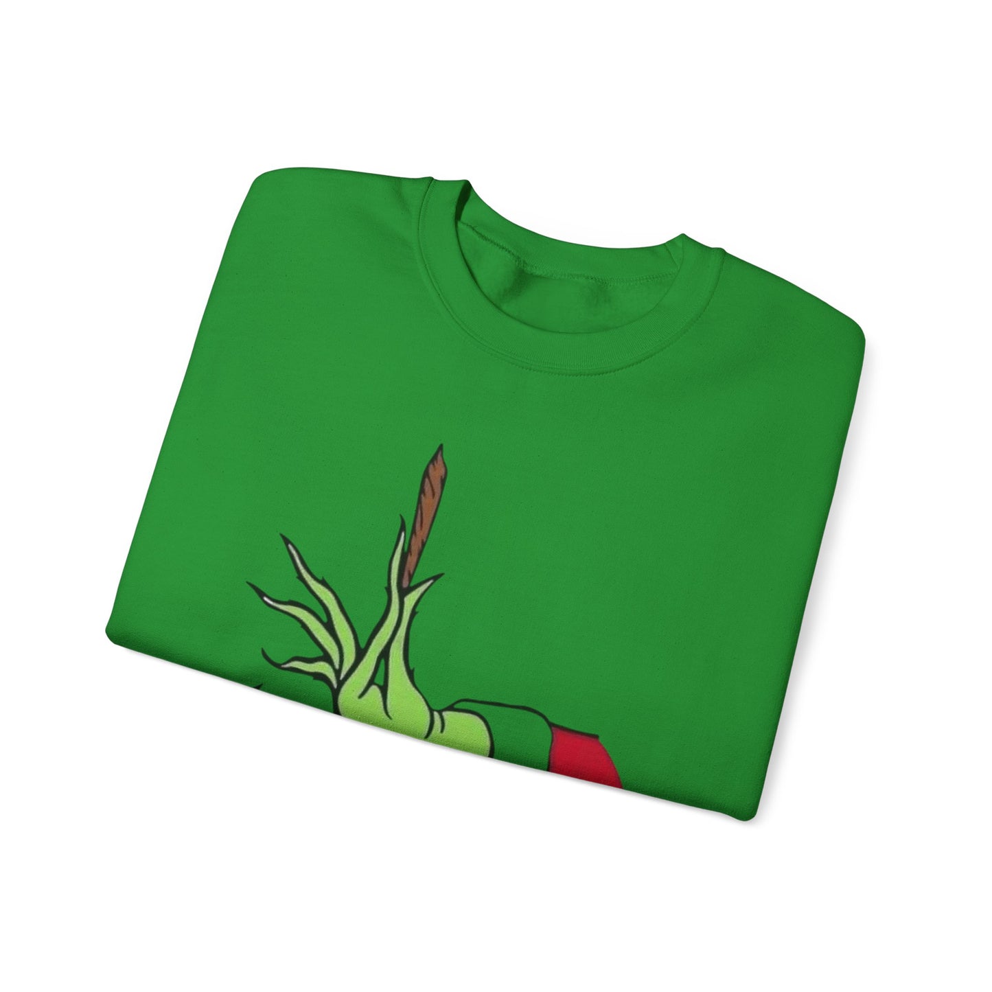 Merry Weedmas The Grinch Funny Sweater NEW Heavy Blend™ Crewneck Sweatshirt
