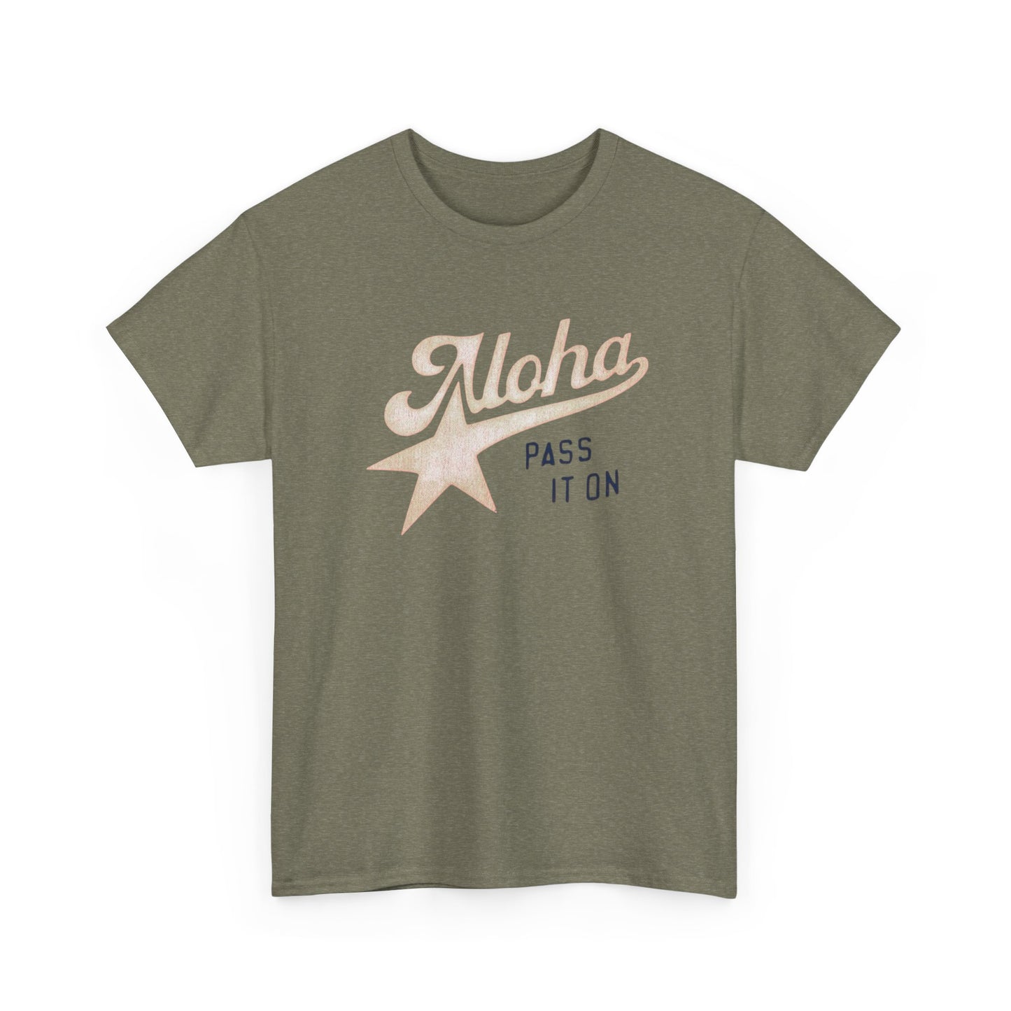 Aloha Graphic T Shirt Unisex Heavy Cotton Tee