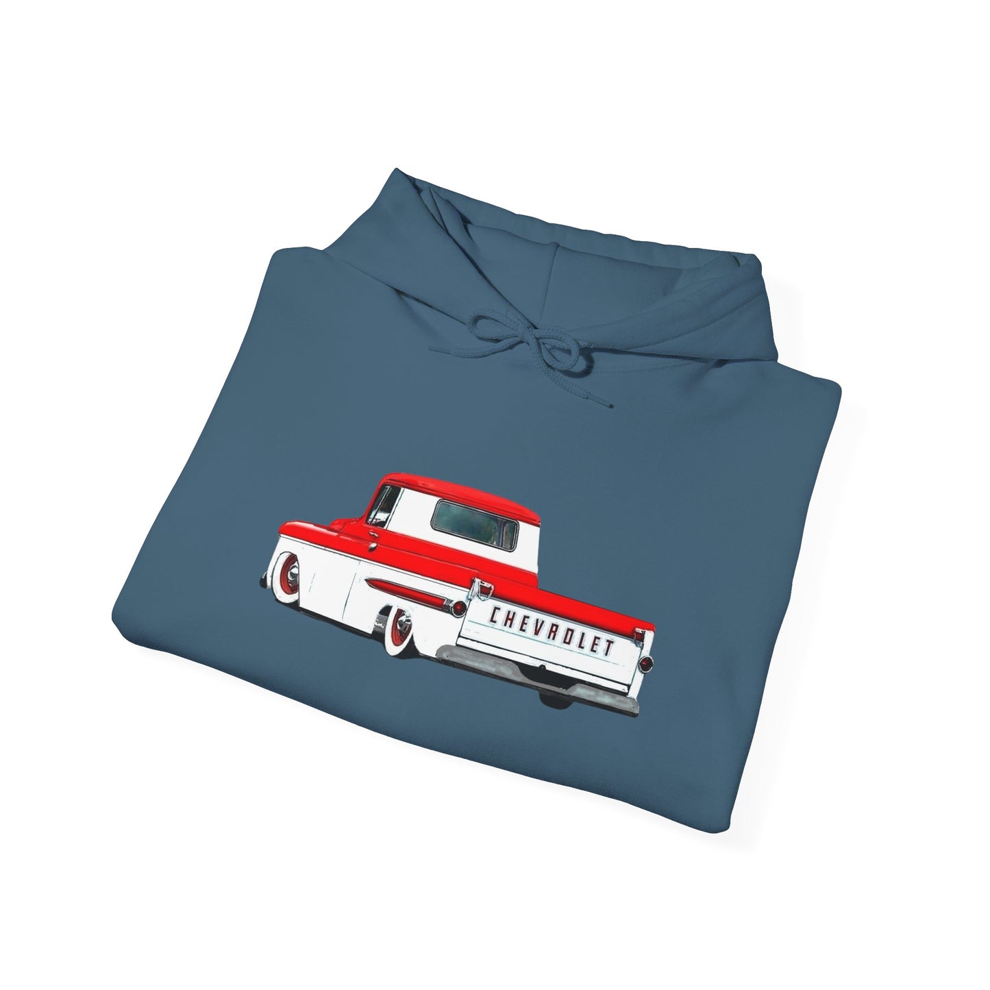 Chevrolet Pickup Vintage Graphic Hoodie Unisex Heavy Blend™ Hooded Sweatshirt