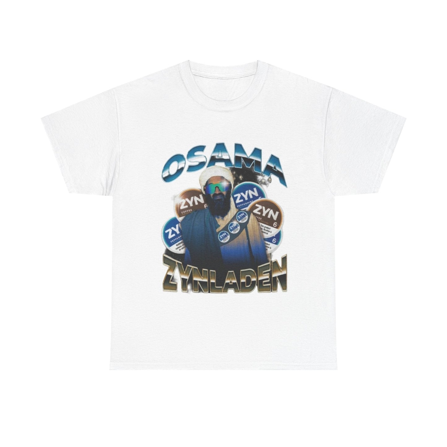 ZYN Tshirt Osoma Zynladen Tucker carlson Unisex Heavy Cotton Tee Funny Gillis