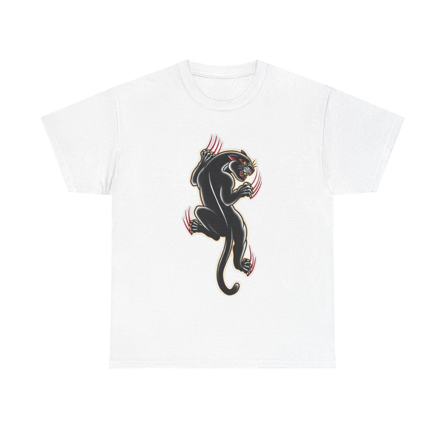 Sailor Jerry T-shirt panther tattoo vintage navy art Unisex Heavy Cotton Tee