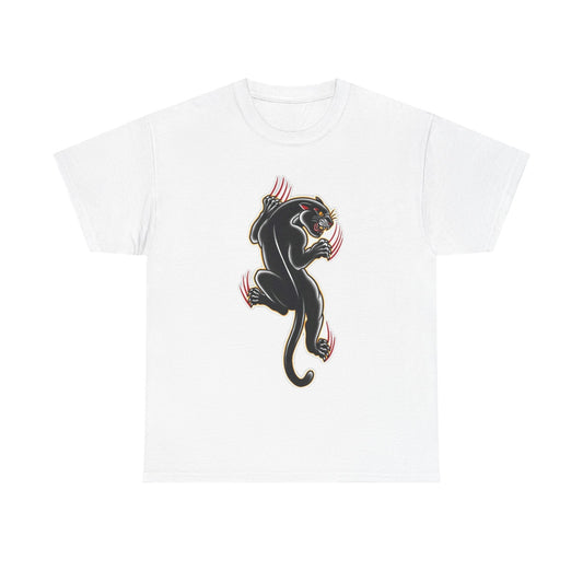 Sailor Jerry T-shirt panther tattoo vintage navy art Unisex Heavy Cotton Tee