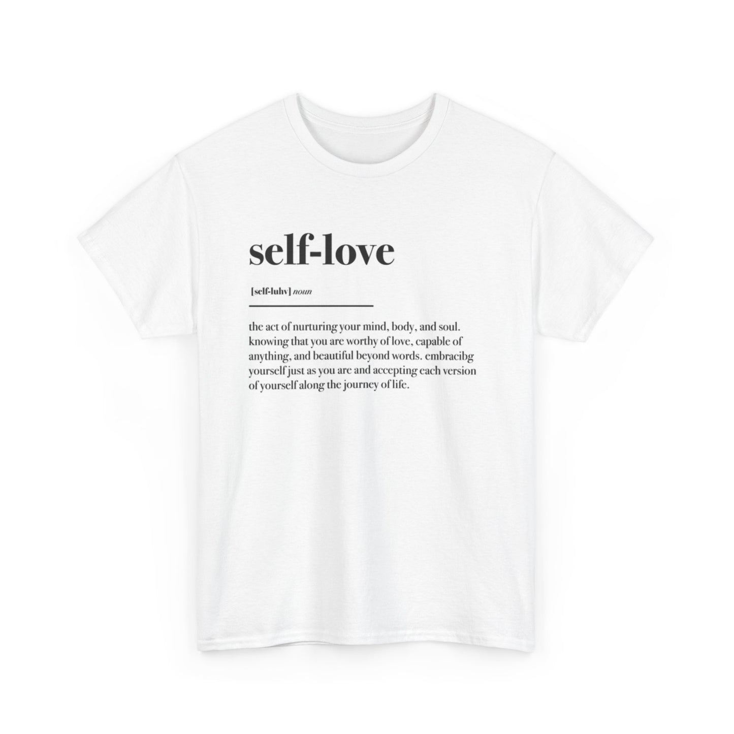 Self Love Graphic T Shirt Love Self Help Unisex Heavy Cotton Tee