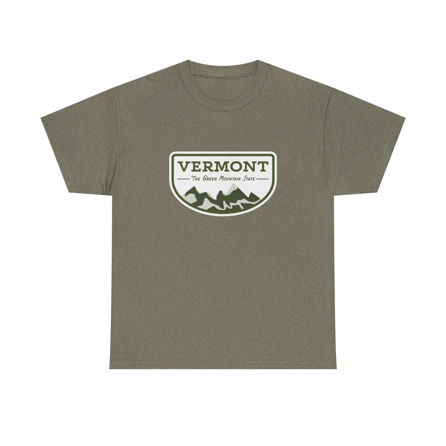 Vermont Graphic T Shirt Heavy Cotton Tee