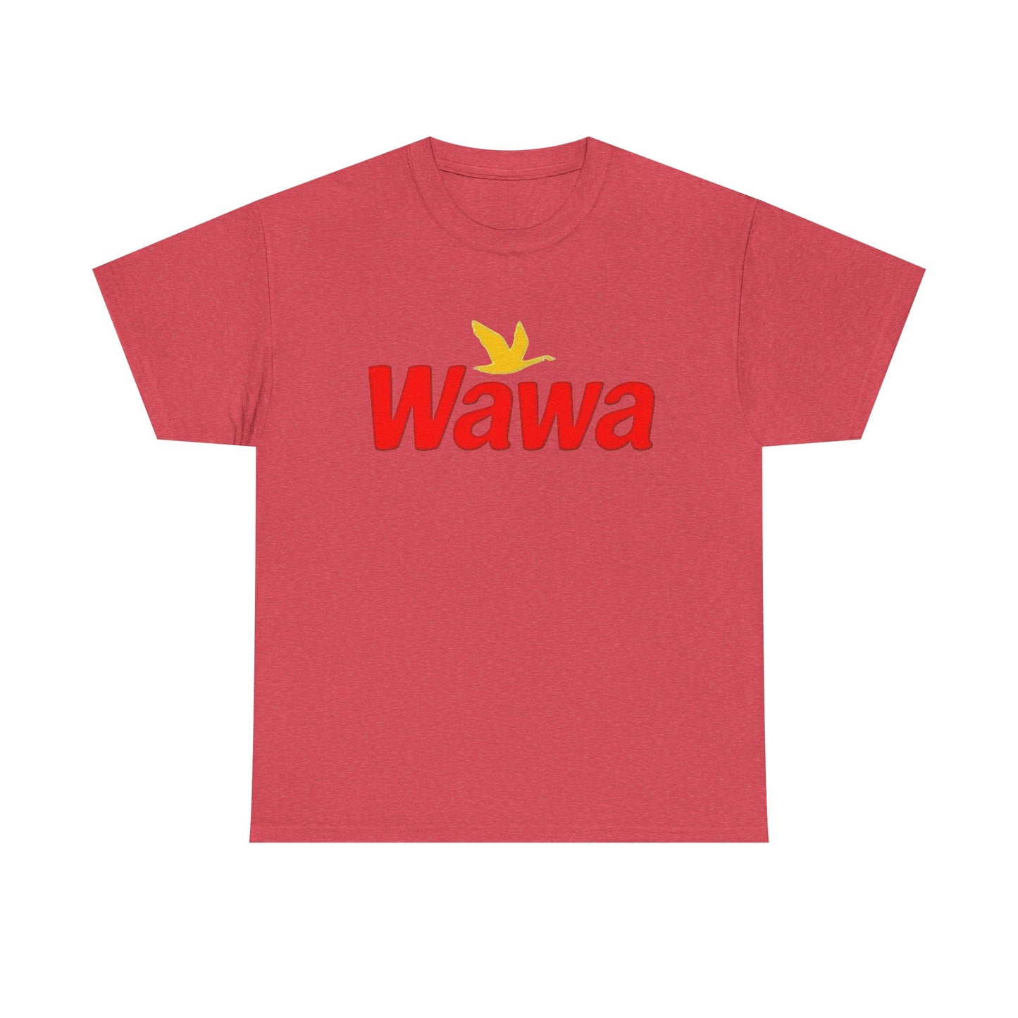 Wawa Funny Gas Station Graphic T Shirt Unisex Heavy Tee NEW