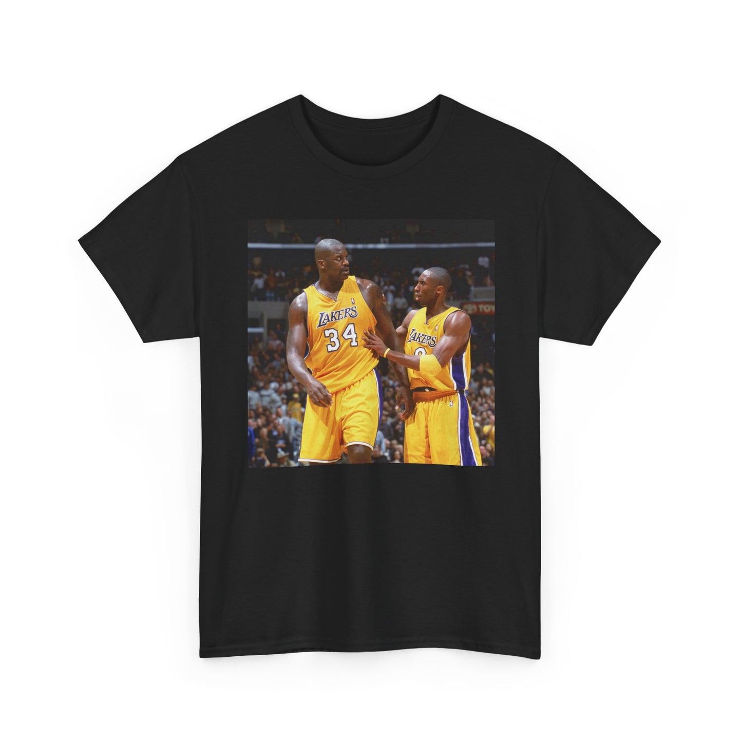 Shaq And Kobe Graphic T Shirt Vintage Lakers Retro Unisex Heavy Cotton Tee