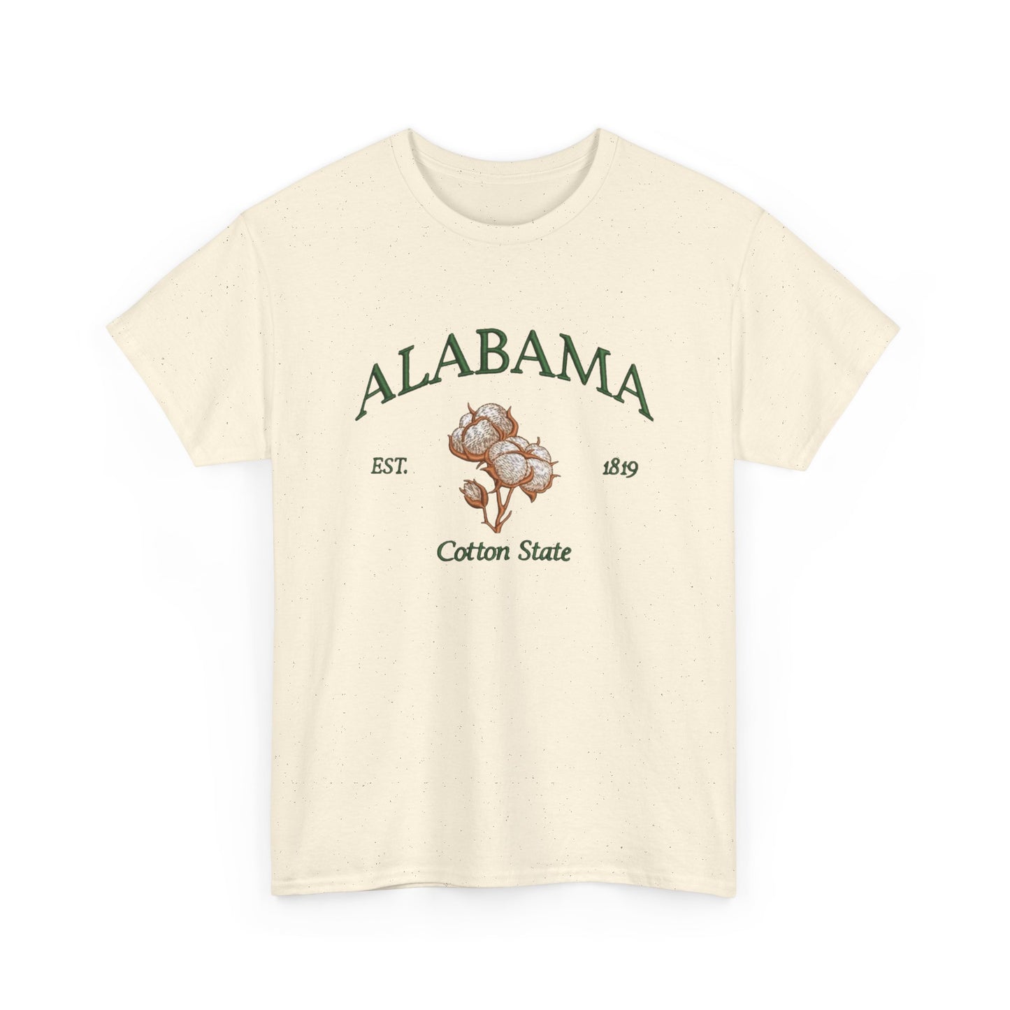 Alabama Cotton State Graphic T Shirt NEW Unisex Heavy Cotton Tee