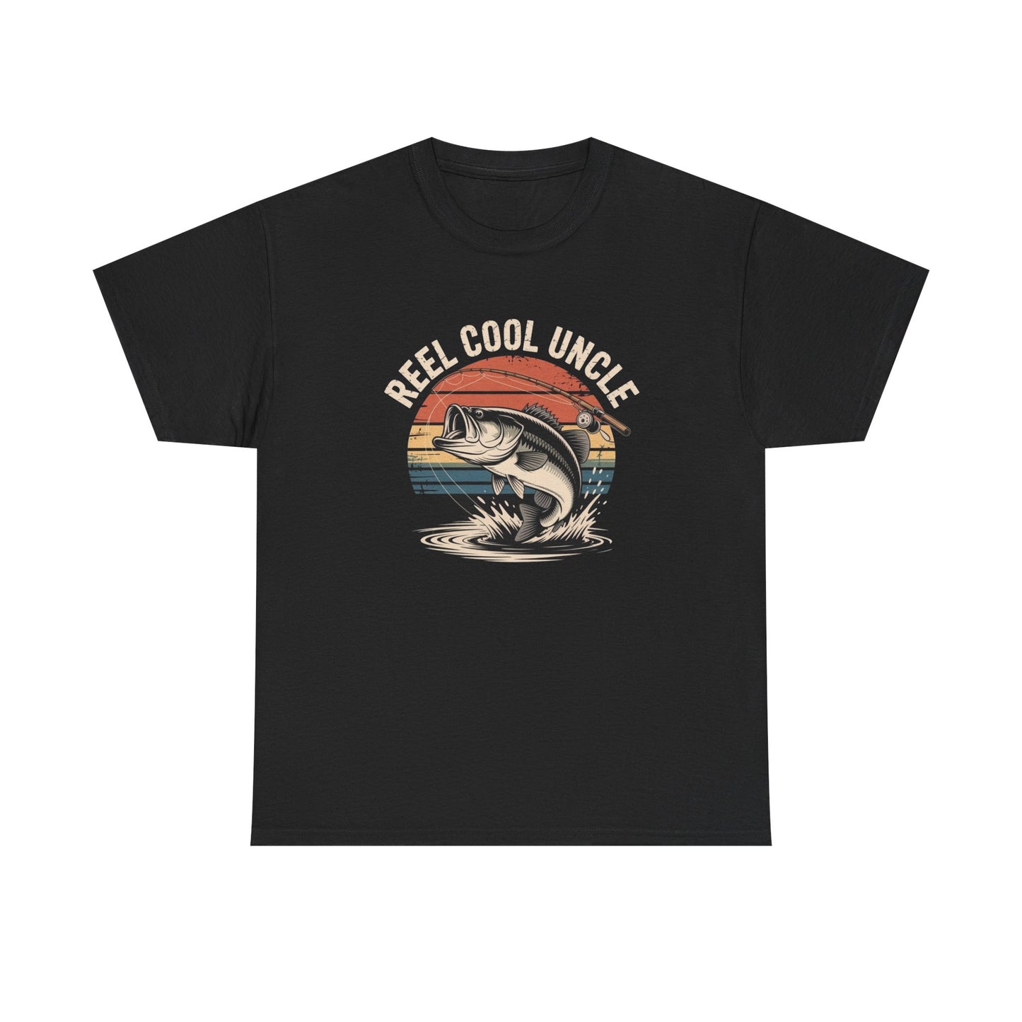 Reel Cool Uncle Graphic T Shirt NEW Adult Unisex Heavy Cotton Tee