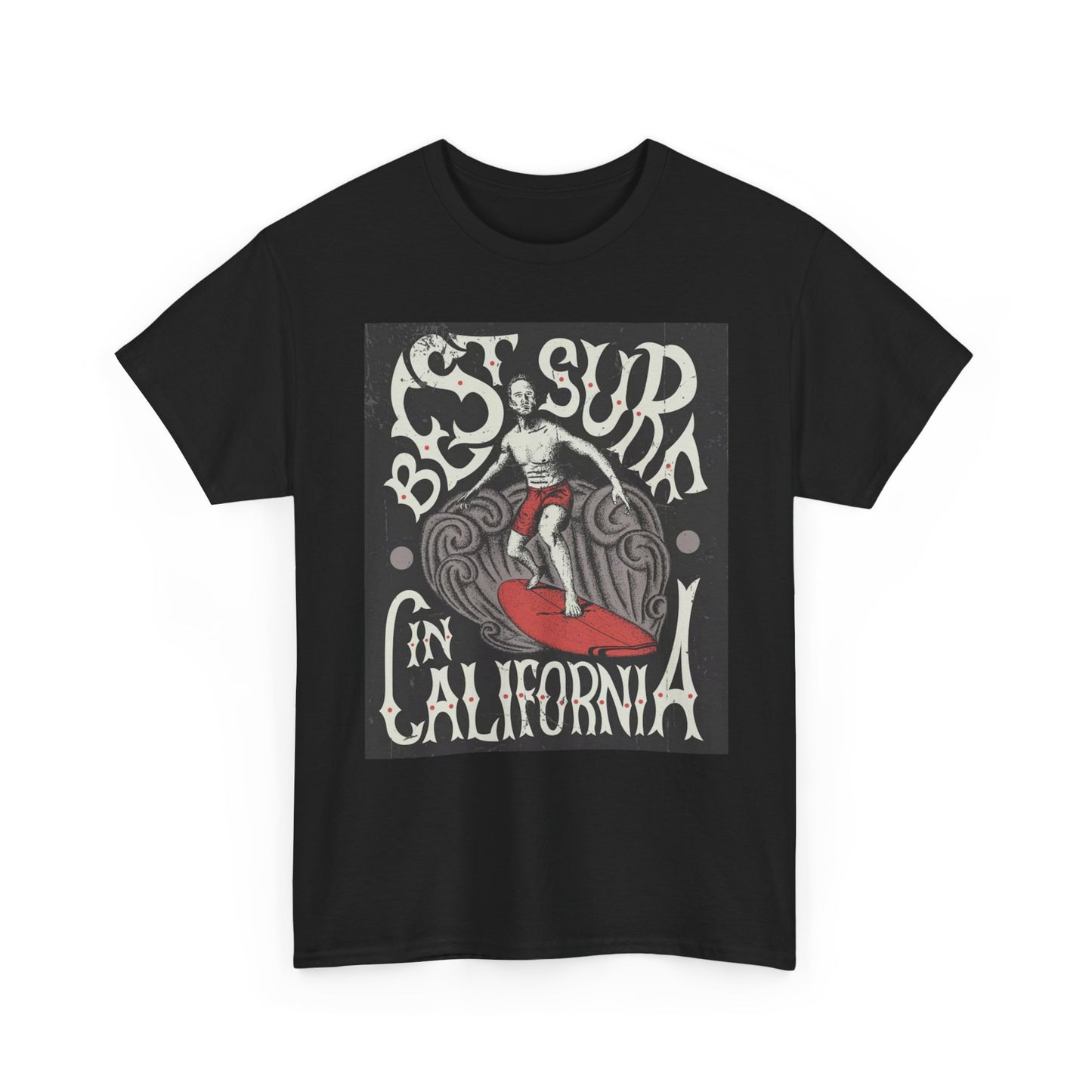 Best Surf In California Graphic T Shirt Brand New Cotton Tee