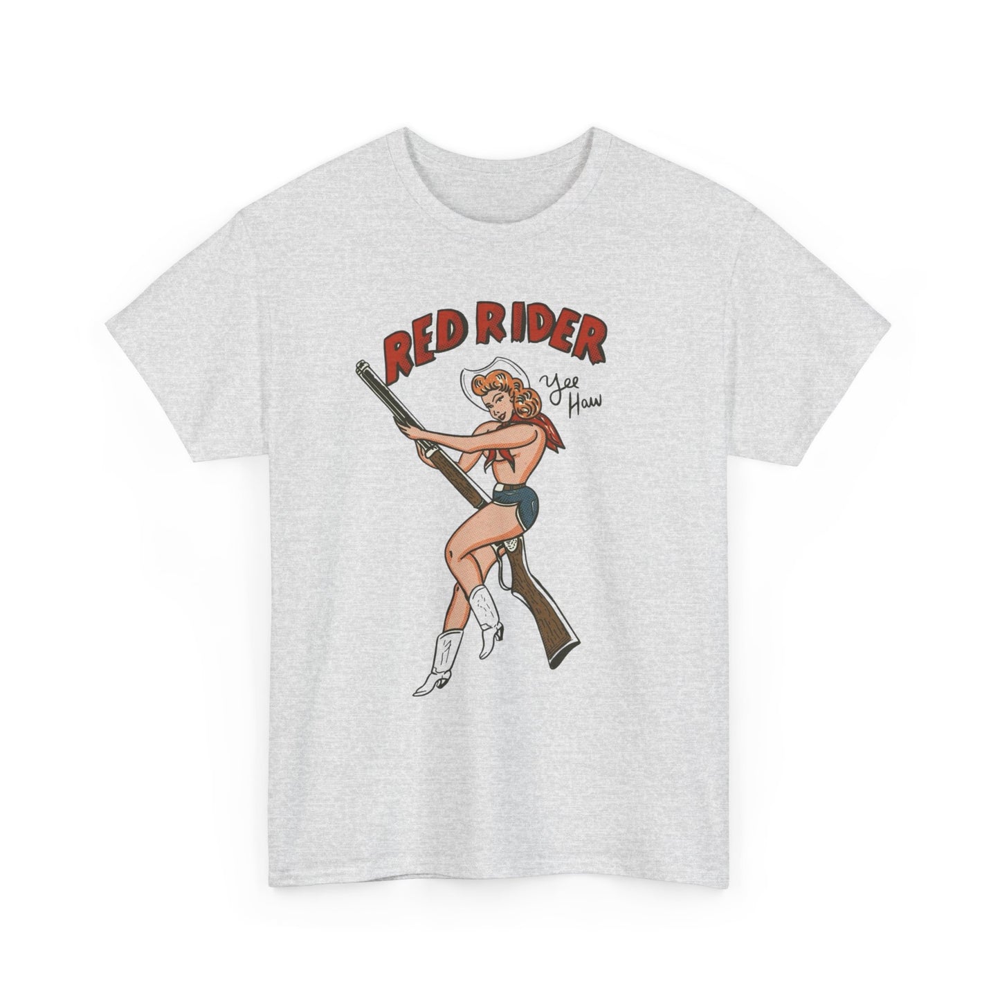 Red Rider Yee Haw Graphic T Shirt NEW ADULT TEE VINTAGE