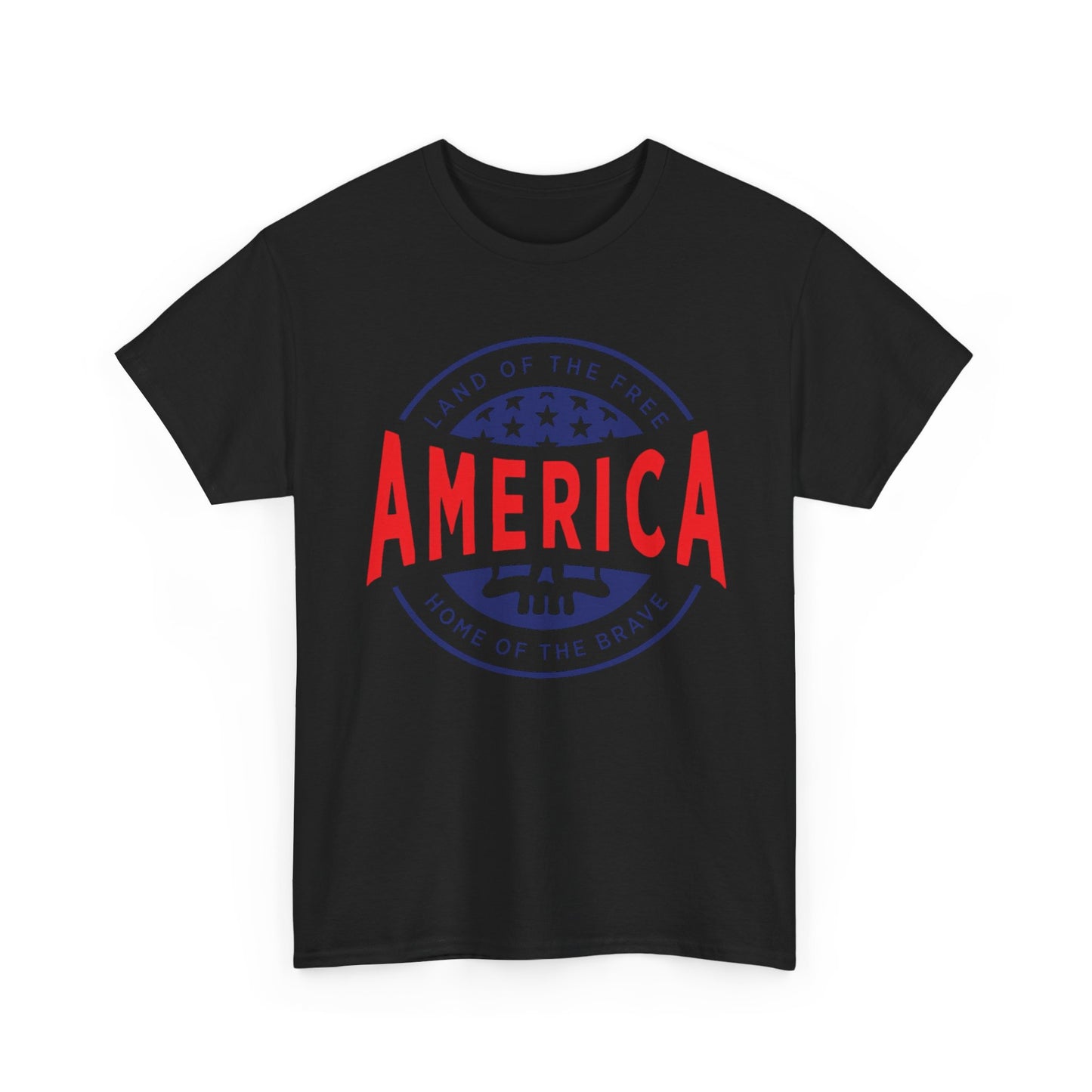 America Home Of The Brave Graphic T Shirt ADULT NEW