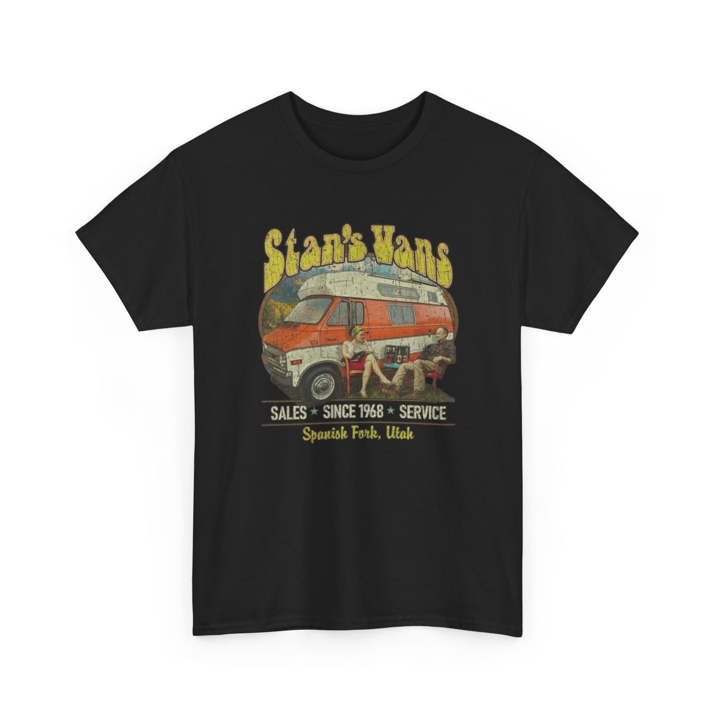 Stans Vans Vintage T Shirt Graphic Unisex Heavy Cotton Tee NEW GIFT