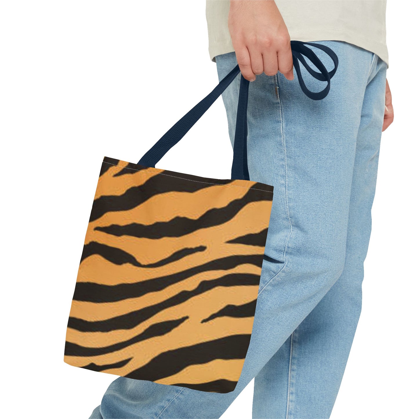 Brown Zebra Print Multi Color BRAND NEW MODERN Tote Bag (AOP)