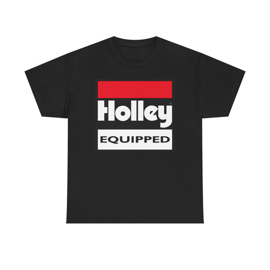 Holley Equipped Muscle Car Graphic T Shirt Unisex Heavy Cotton Tee BRAND NEW