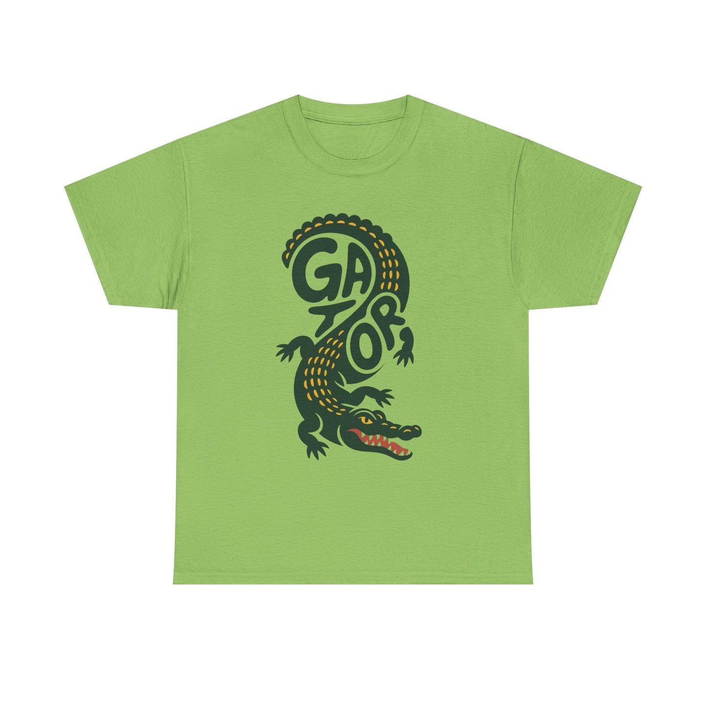 Alligator Graphic T Shirt Unisex Heavy Cotton Tee