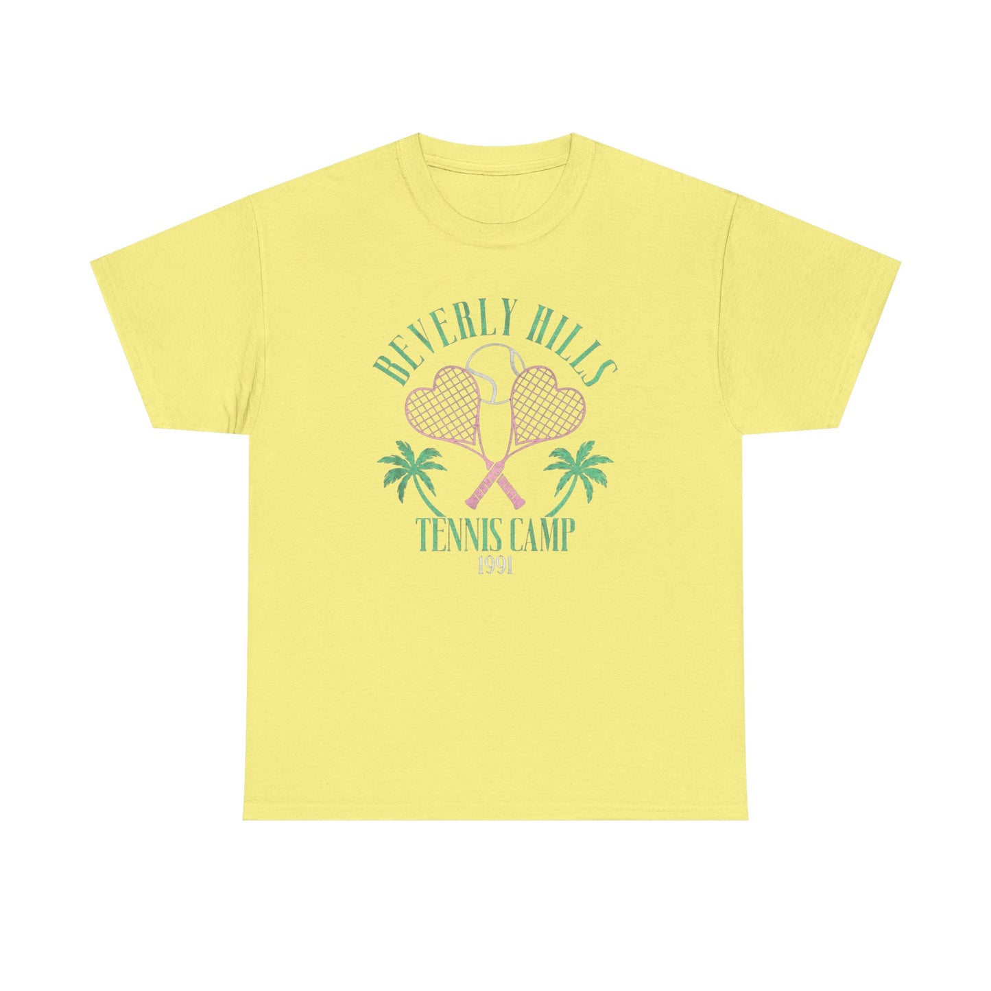 Beverly Hills Tennis Club Vintage 90's Graphic T Shirt NEW Unisex Heavy Cotton