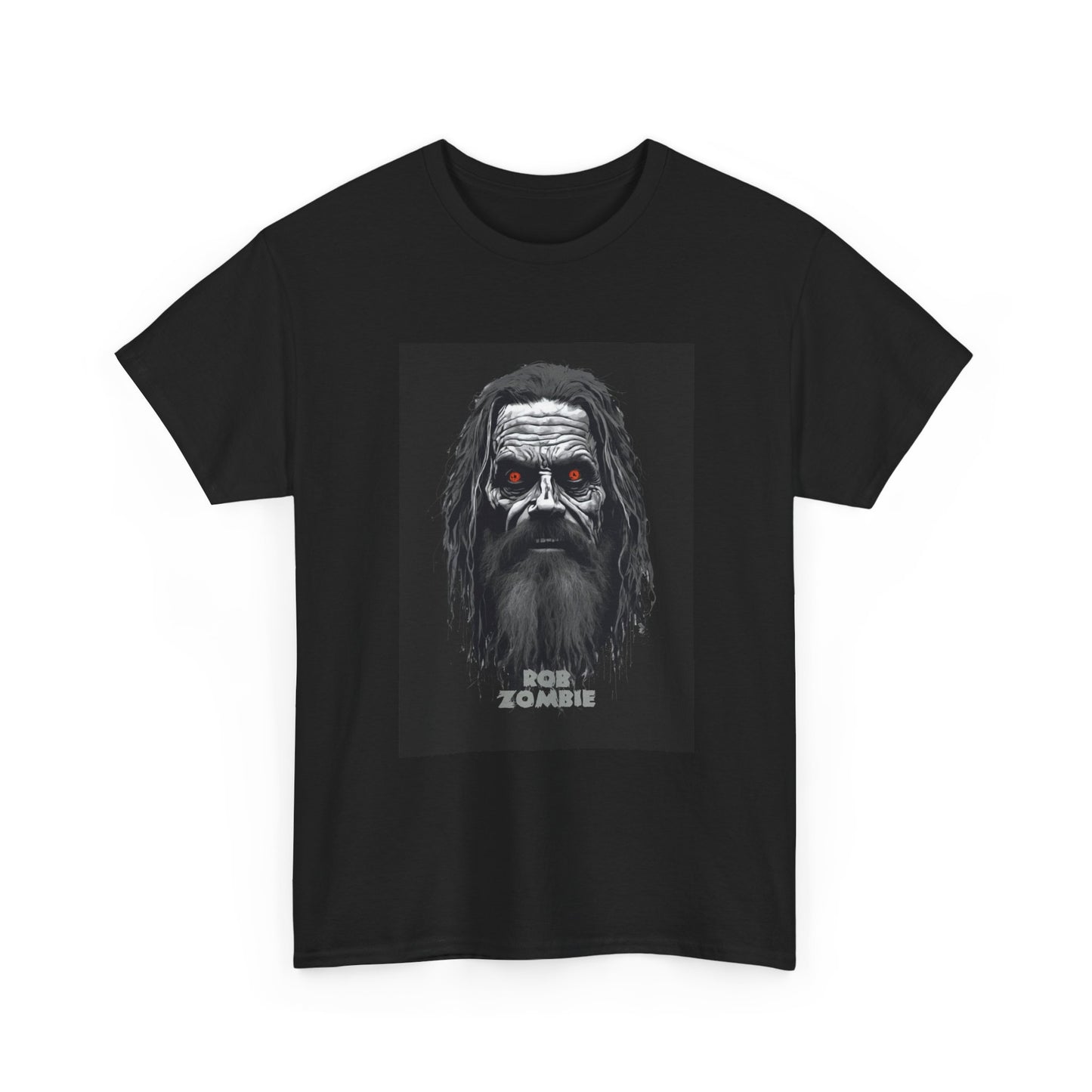 Rob Zombie Tshirt Retro Big Head Poster Rock Merch Unisex Heavy Cotton Tee