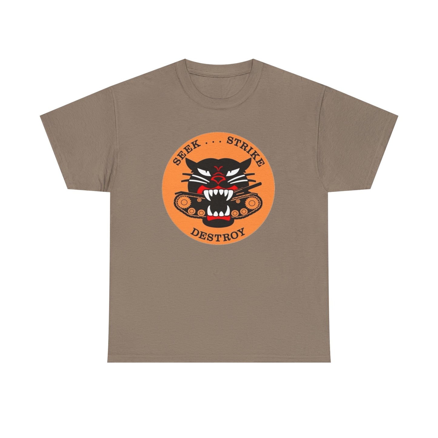 Seek Strike Destroy Graphic T Shirt NEW Unisex Heavy Cotton Tee