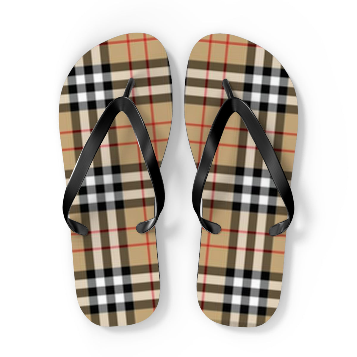 Monogram Print Sandals, Beach Shoes, Vacation Flip Flops, Pool Slides