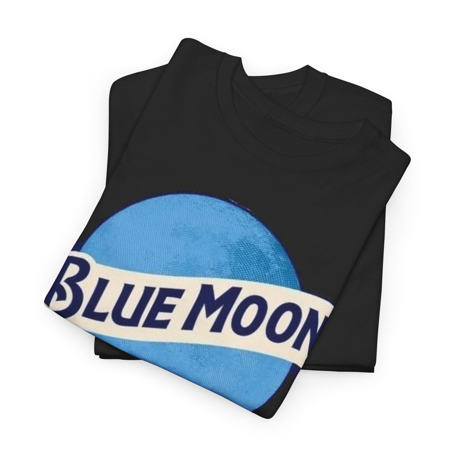 Blue Moon Vintage Beer Graphic T Shirt Men's Heavy Cotton Tee