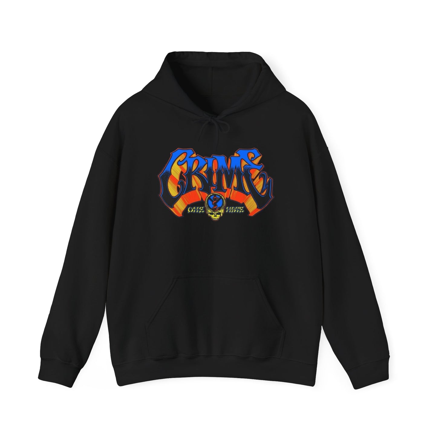 Crime Graphic Hoodie Unisex Heavy Blend™ Hooded Sweatshirt