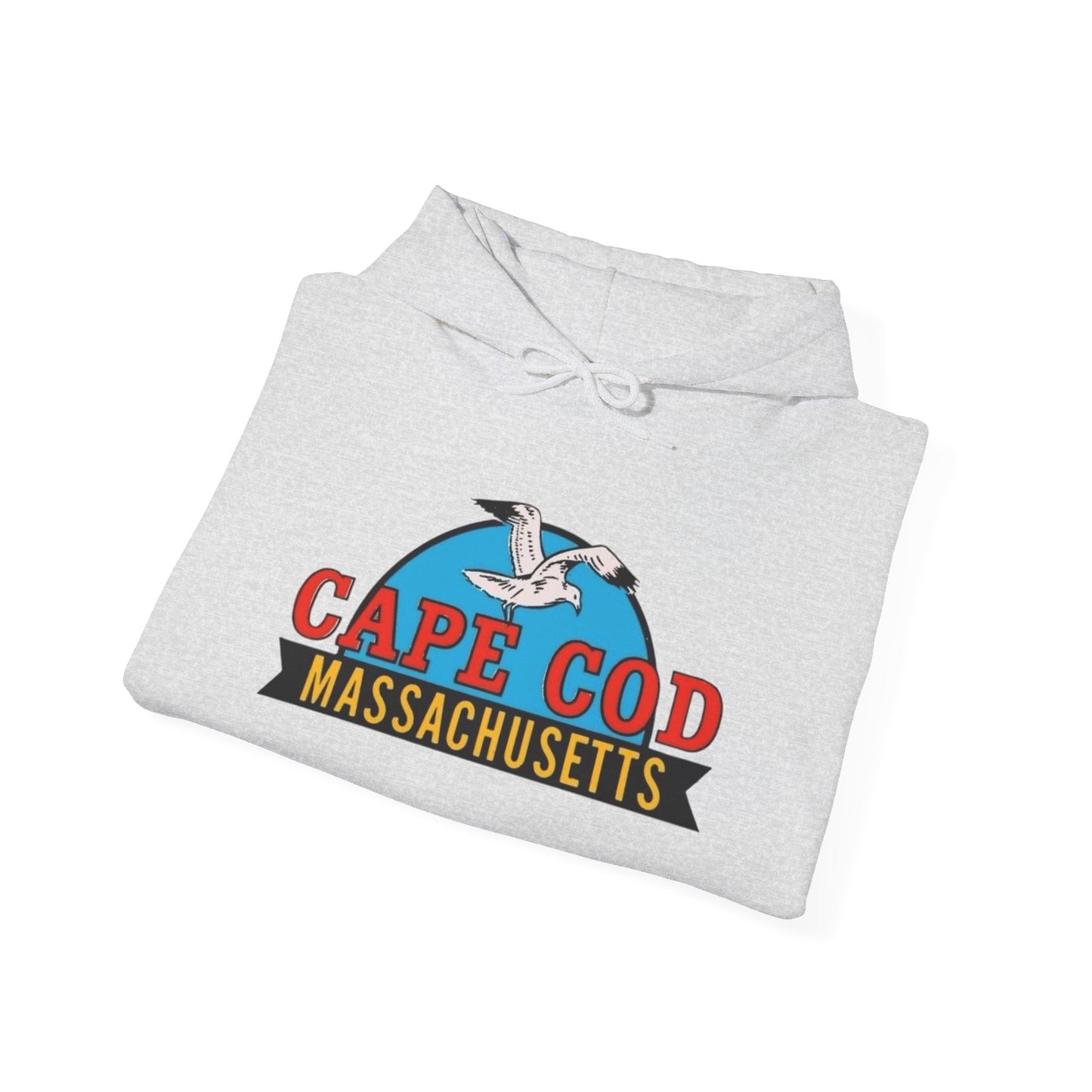 Cape Cod Seagull Graphic Hoodie Unisex Heavy Blend™ Hooded Sweatshirt