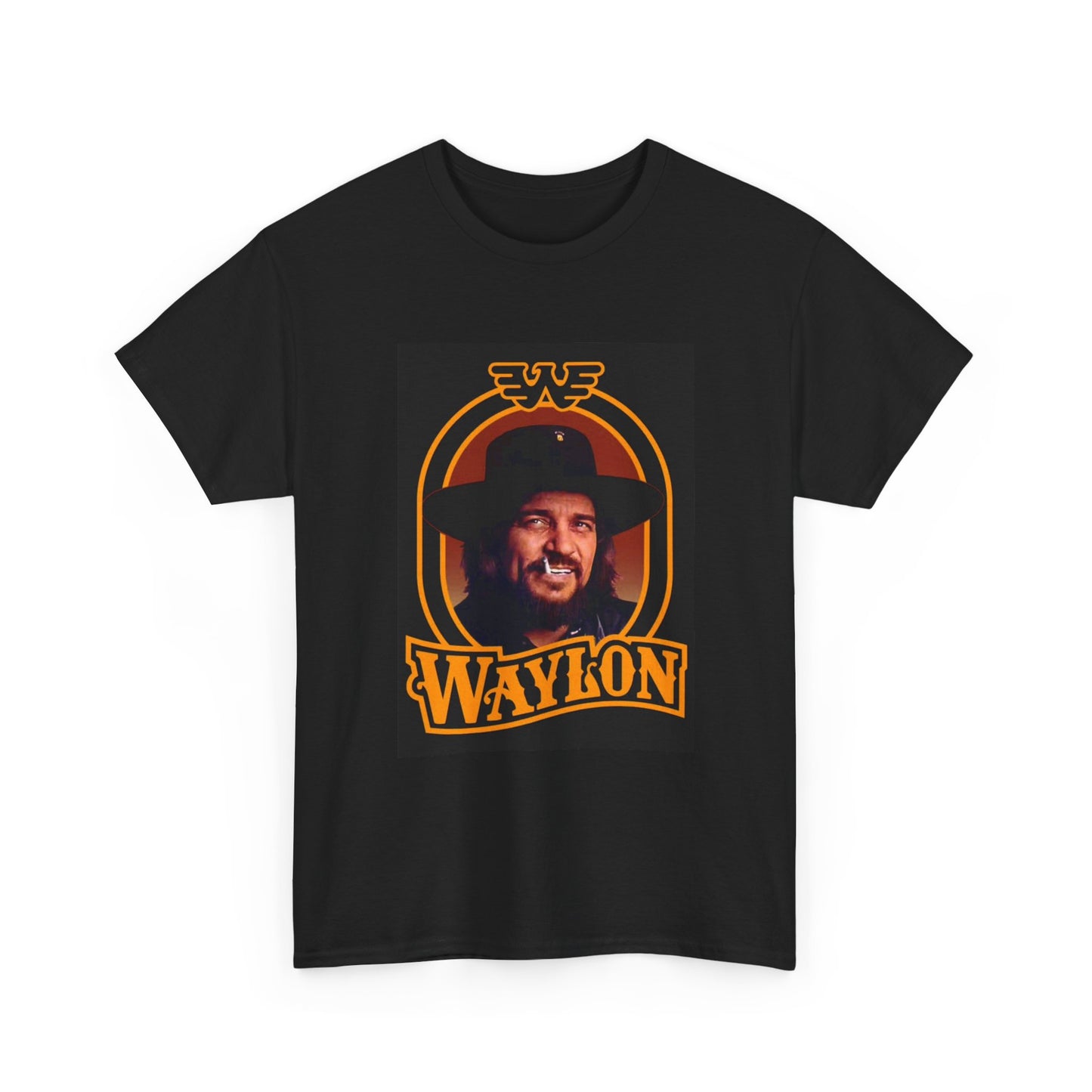 Waylon jennings T-shirt vintage country southern graphic Unisex Heavy Cotton Tee