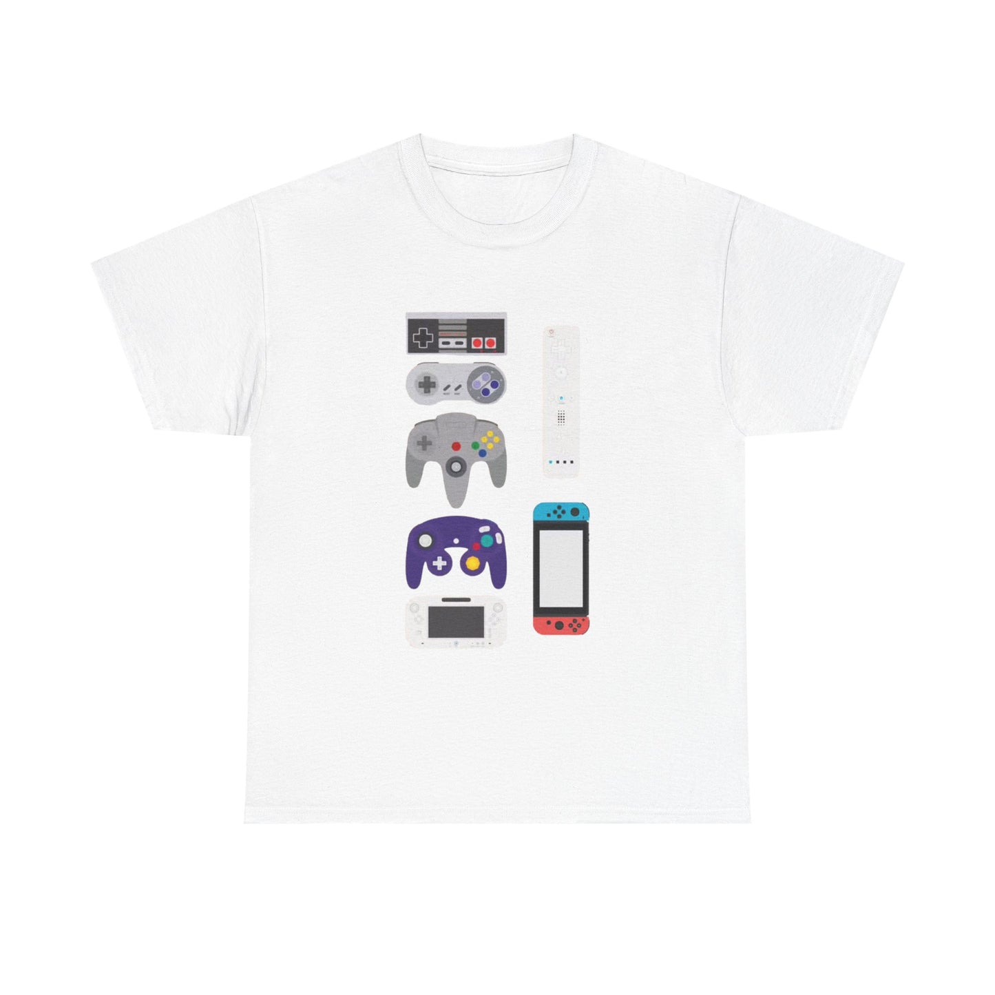 Gaming Controller Tshirt Vintage N64 Retro Unisex Heavy Cotton Tee USA SELLER