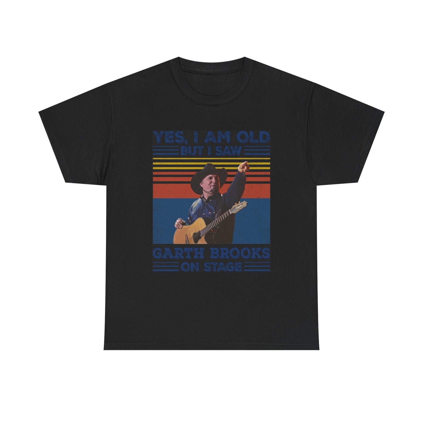Garth Brooks Tshirt Retro Country Concert Tour Unisex Heavy Cotton Tee New