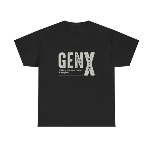 Gen X Funny T Shirt Unisex Heavy Cotton Tee