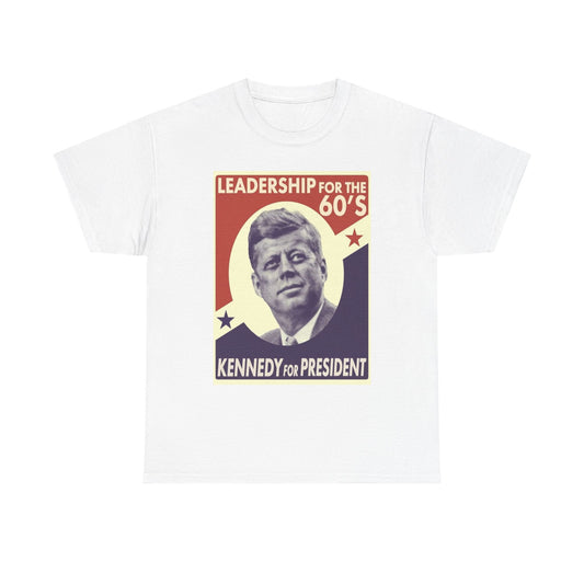 Kennedy For President Vintage T Shirt Unisex Heavy Cotton Tee Gift
