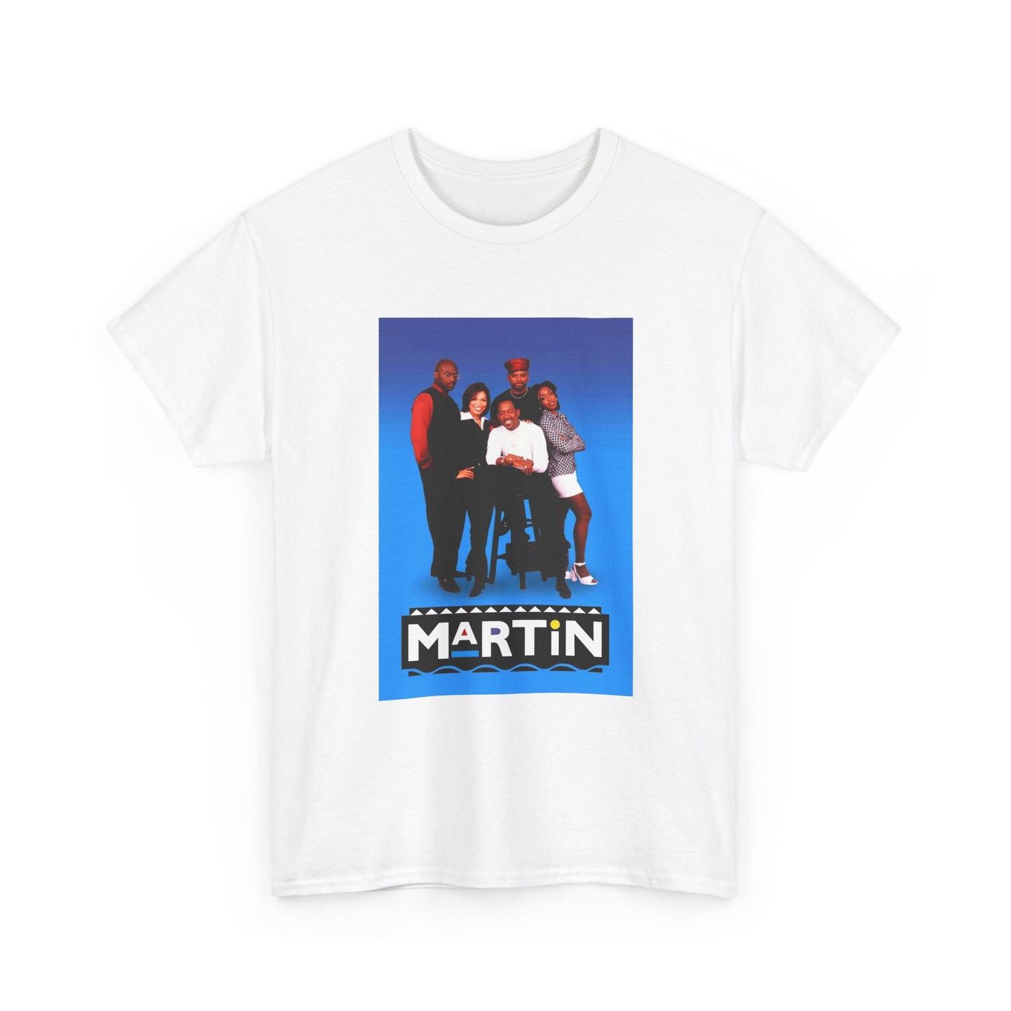 Martin Tv show Tshirt Vintage Martin Lawrence Heavy Cotton Tee Retro Bad Boys