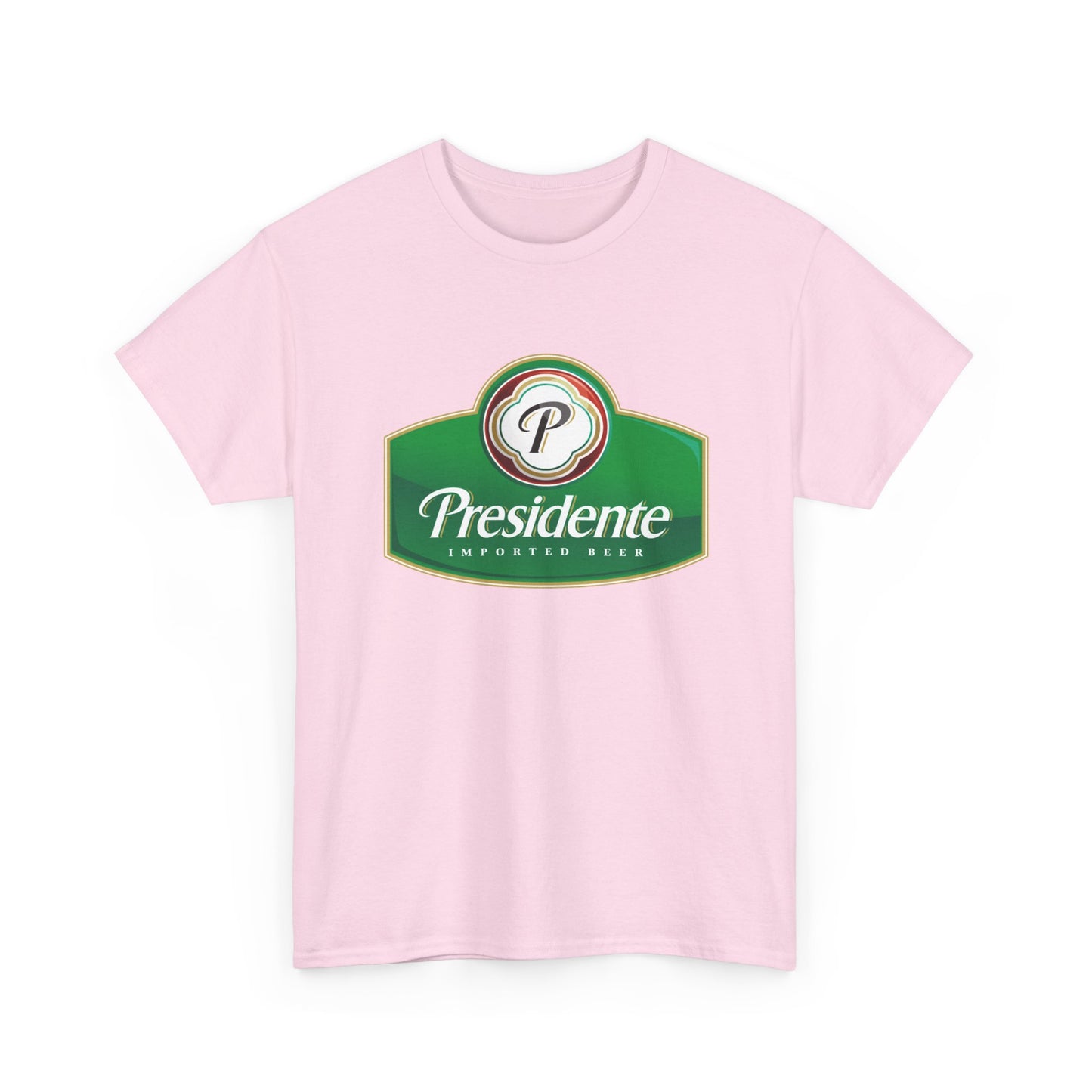 Presidente Beer Logo Shirt Retro Poster Unisex Heavy Cotton Tee