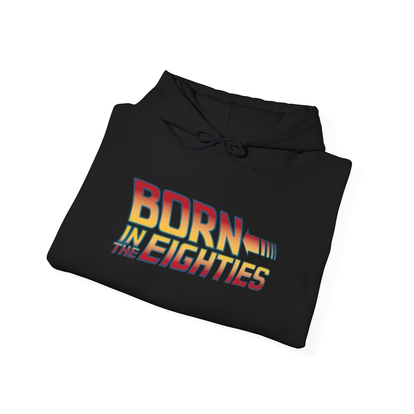 Born In The 80's Retro Graphic Hoodie Men's Heavy Blend™ Hooded Sweatshirt