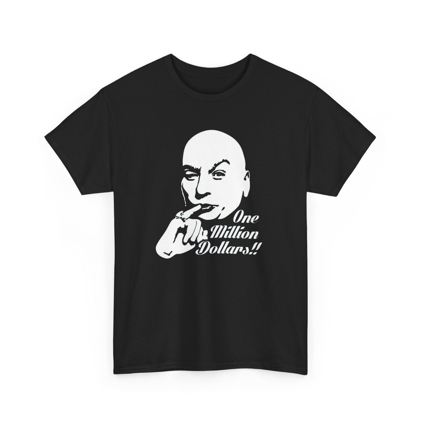 Dr Evil Funny Jokes Graphic T Shirt Unisex Heavy Cotton Tee