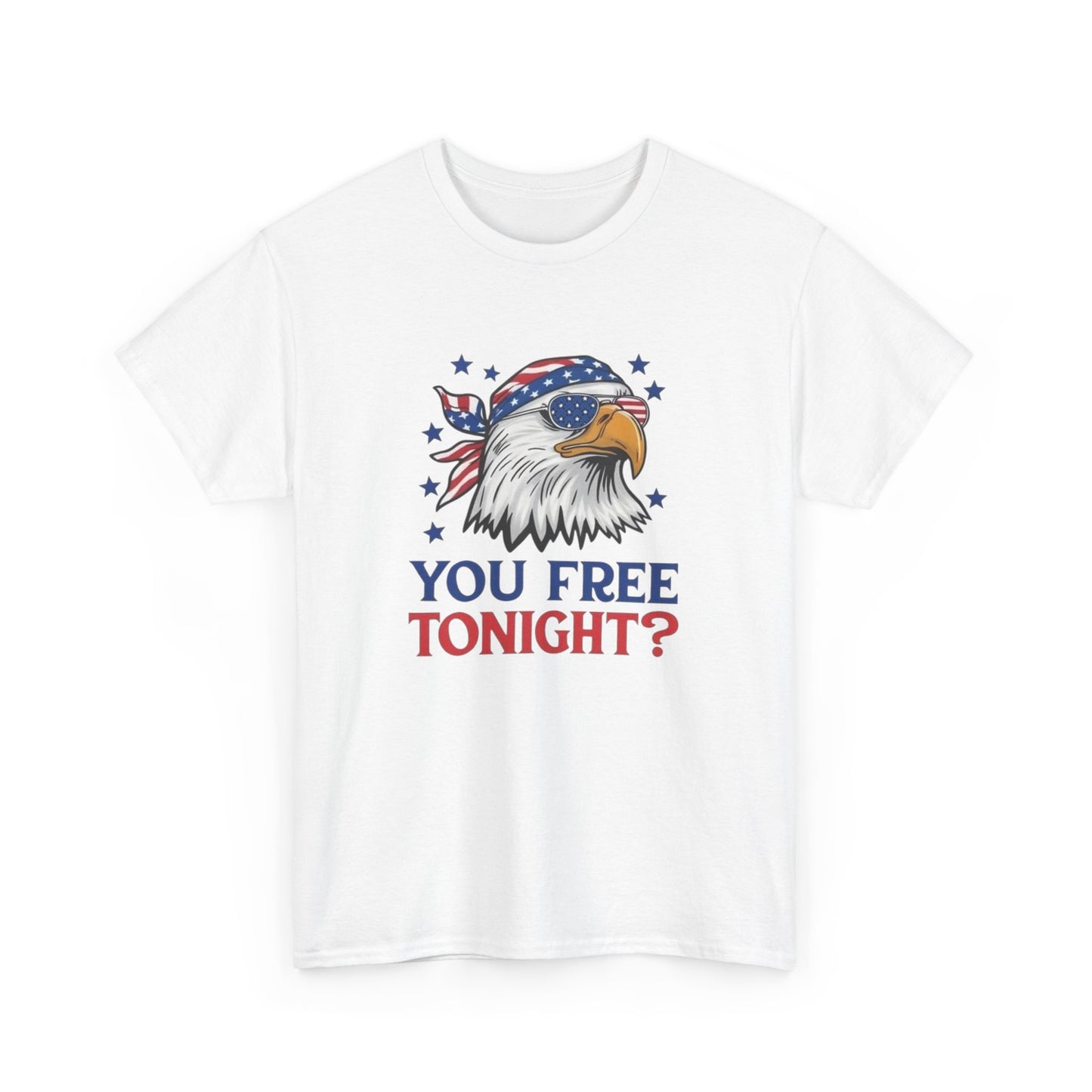 American Freedom Bald Eagle Graphic T-Shirt Unisex Heavy Cotton Tee NEW