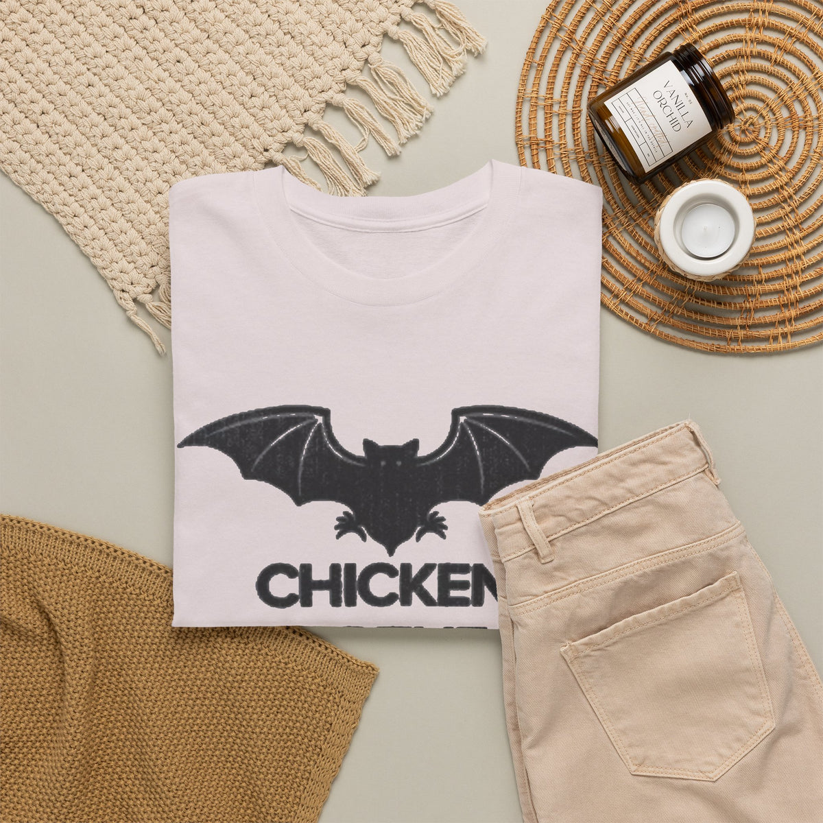 Chicken Of The Cave Graphic T Shirt Men's Comedy Heavy Cotton Tee