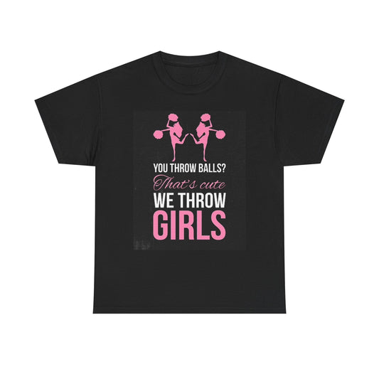Cheerleading Graphic T Shirt Funny Joke Gift Unisex Heavy Cotton Tee