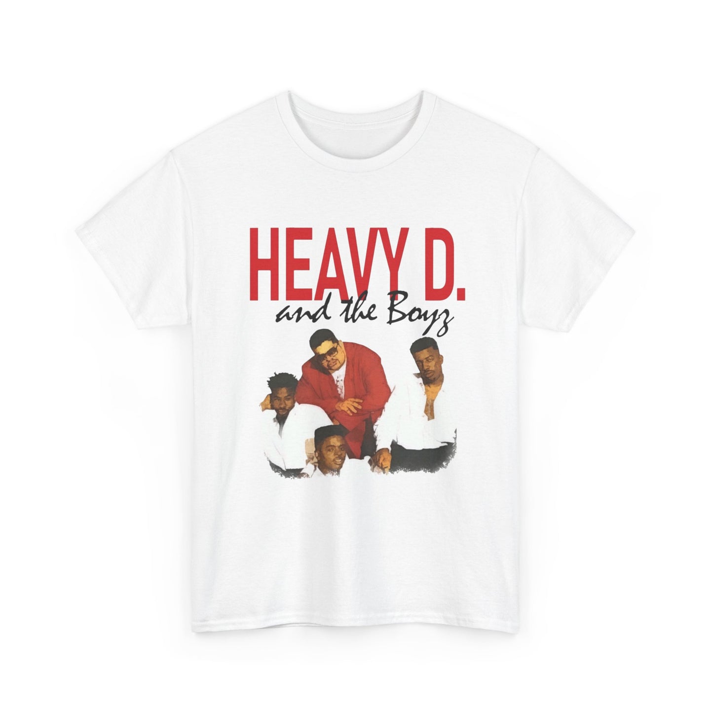 Heavy D And The Boys Vintage Graphic T Shirt NEW Adult Unisex Heavy Cotton Tee