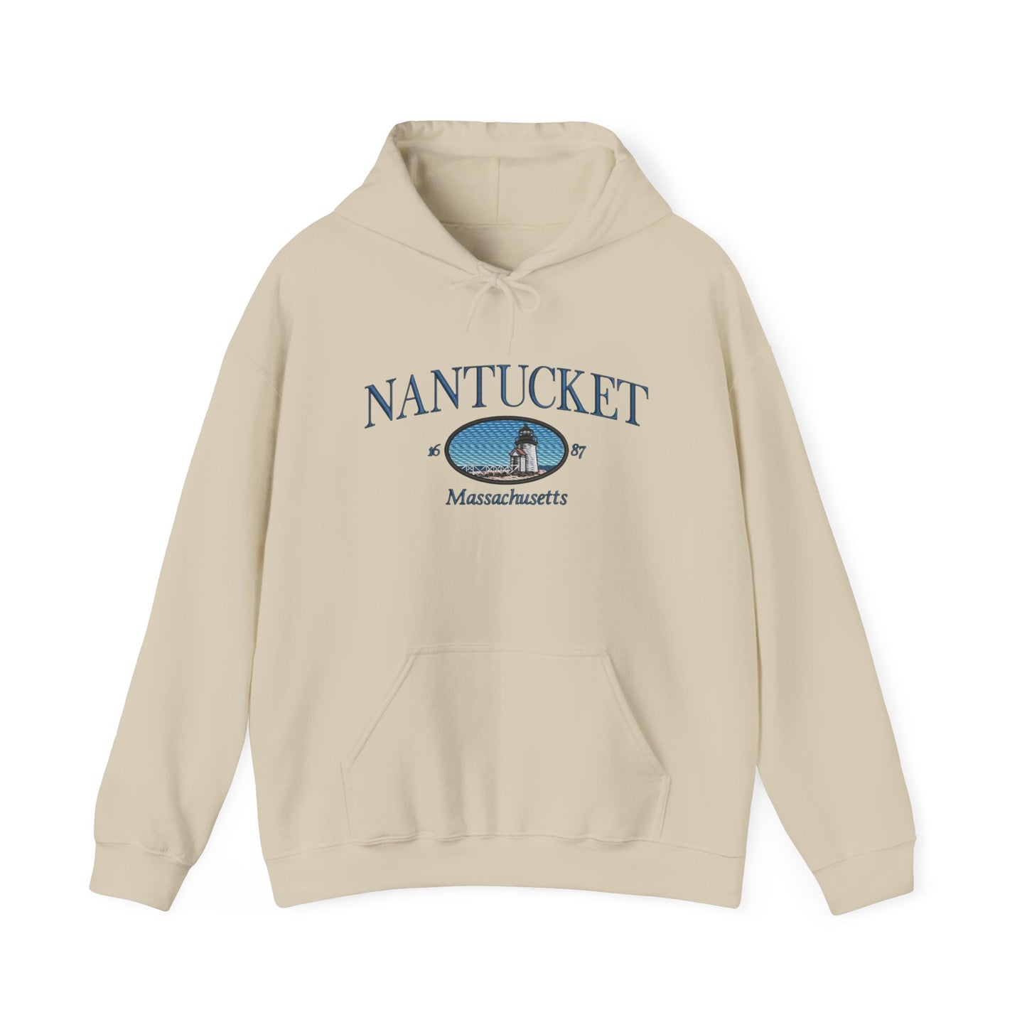 Nantucket Massachusetts Graphic Hoodie Heavy Blend Sweatshirt NEW