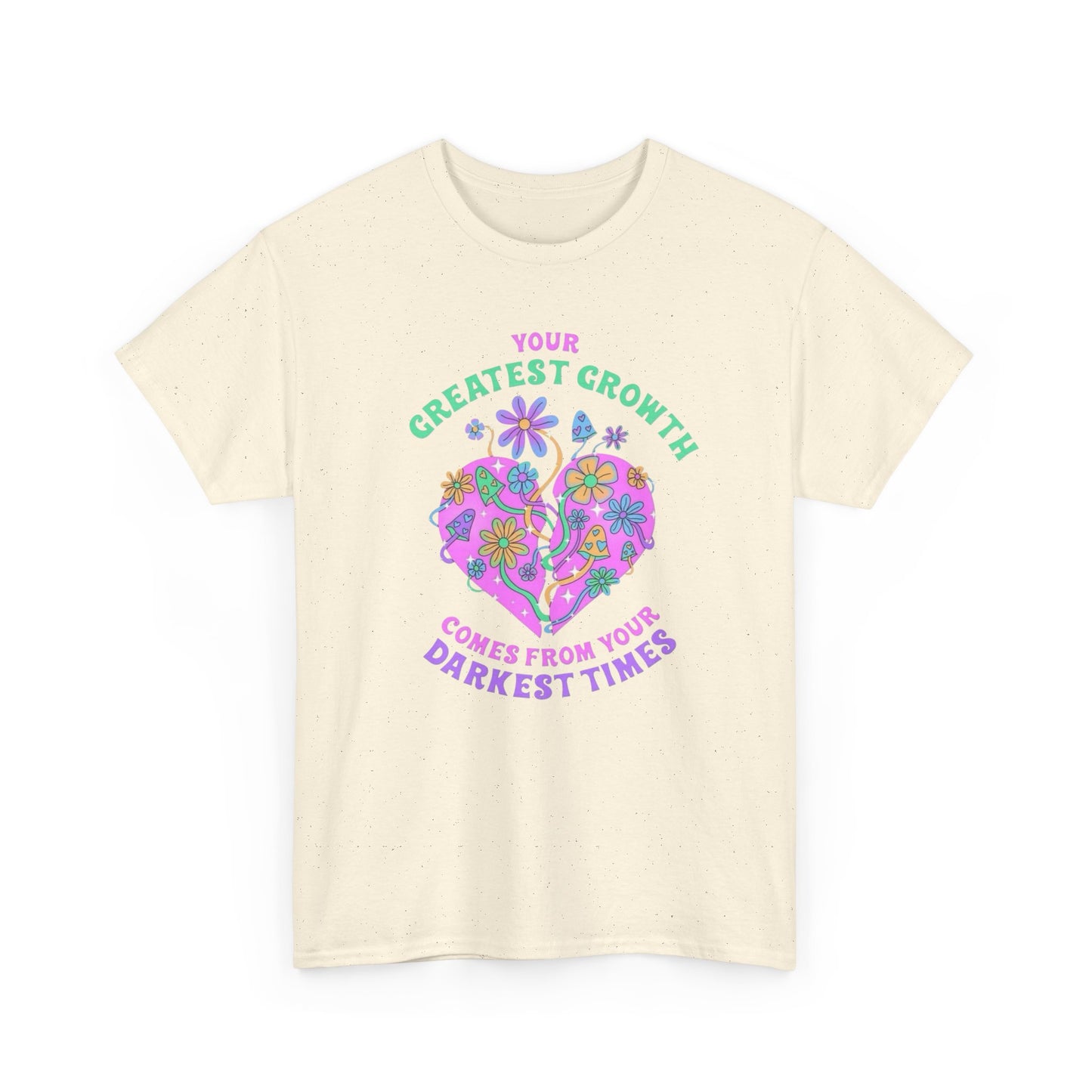 Your Greatest Growth Graphic T-Shirt Unisex Heavy Cotton Tee Gift